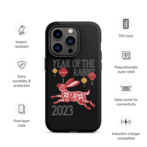 inspire Year of the Rabbit 2023 Tough iPhone case