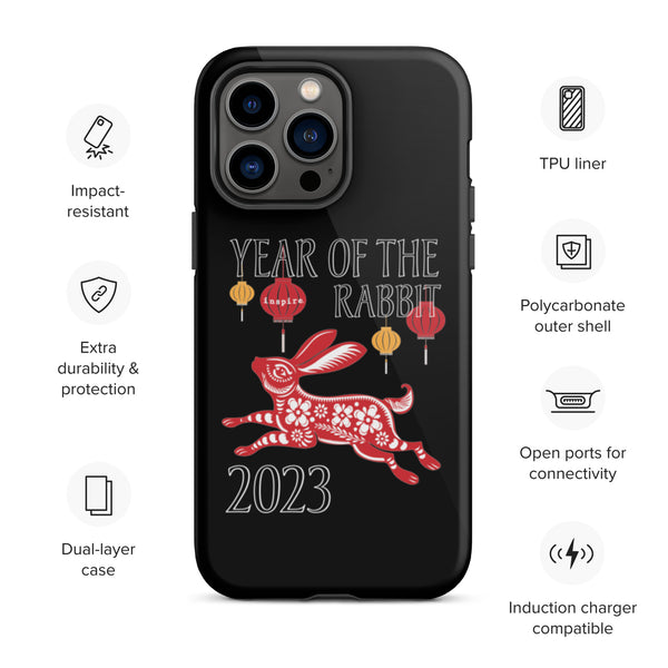 inspire Year of the Rabbit 2023 Tough iPhone case