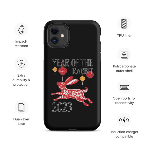 inspire Year of the Rabbit 2023 Tough iPhone case