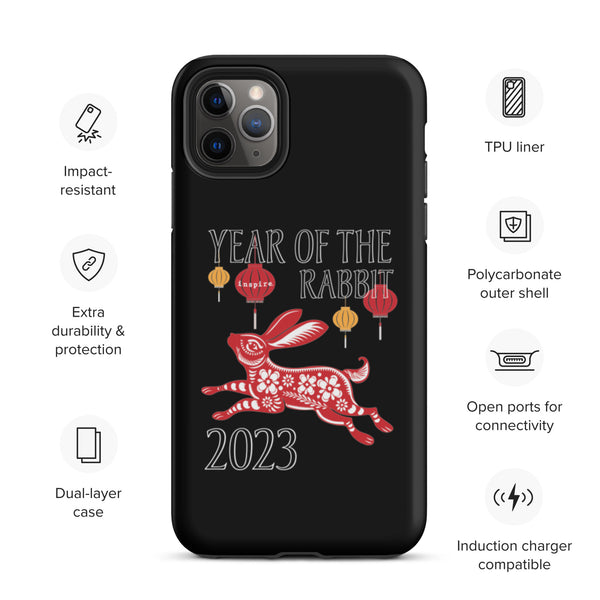 inspire Year of the Rabbit 2023 Tough iPhone case