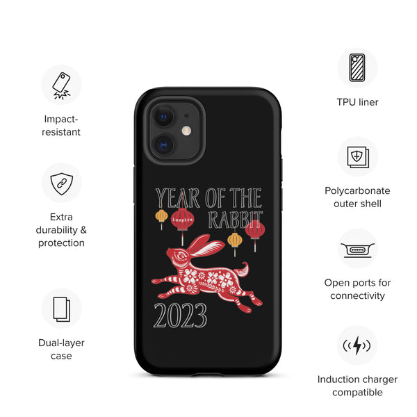 inspire Year of the Rabbit 2023 Tough iPhone case