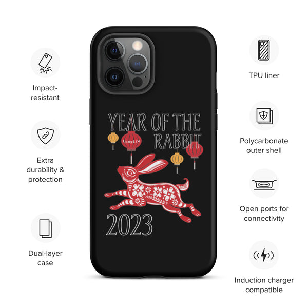 inspire Year of the Rabbit 2023 Tough iPhone case