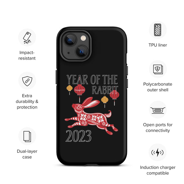 inspire Year of the Rabbit 2023 Tough iPhone case