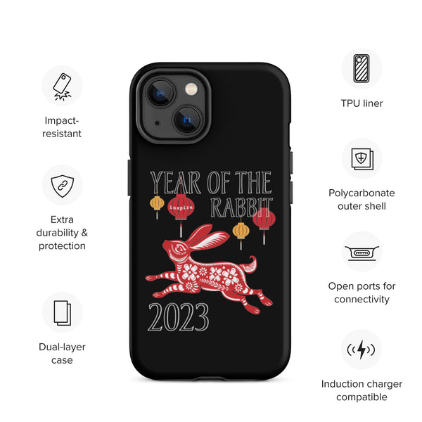 inspire Year of the Rabbit 2023 Tough iPhone case