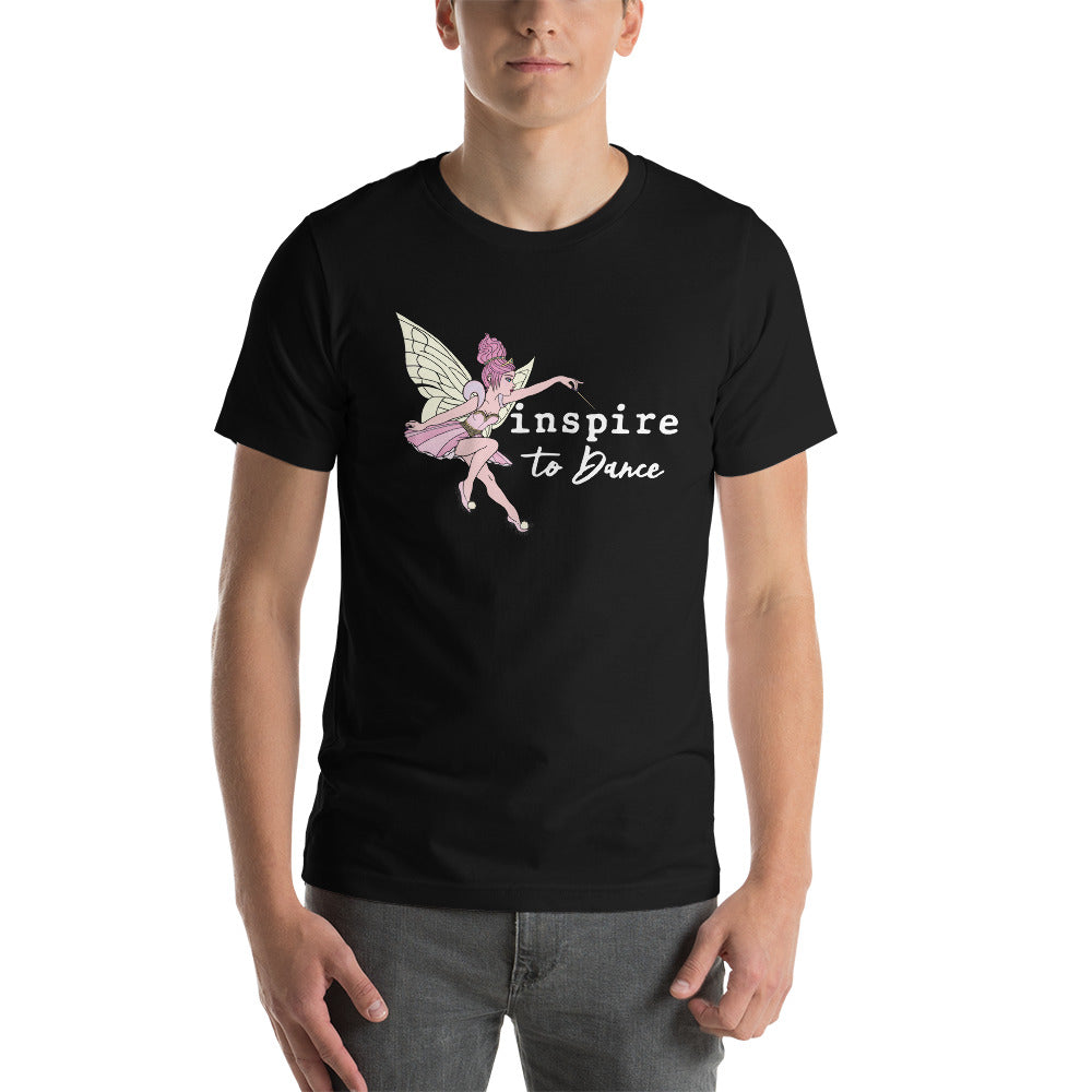 inspire to Dance Fairy Short-Sleeve Unisex T-Shirt