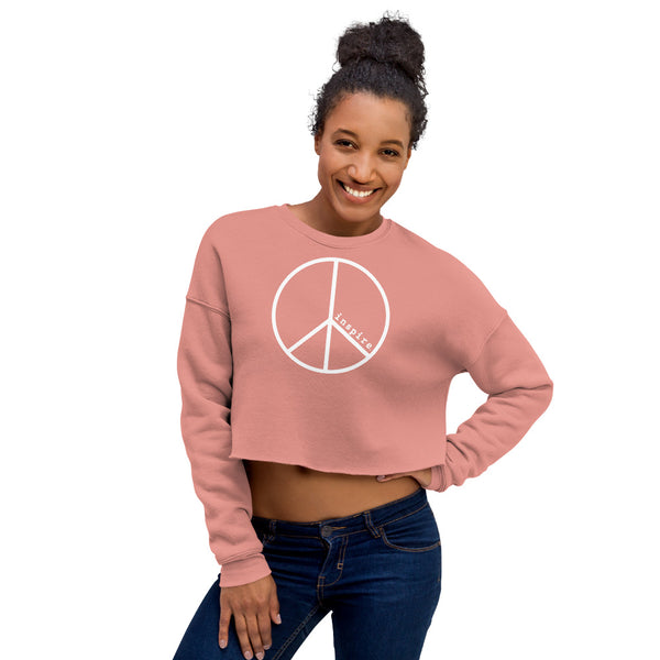 inspire Peace Crop Sweatshirt