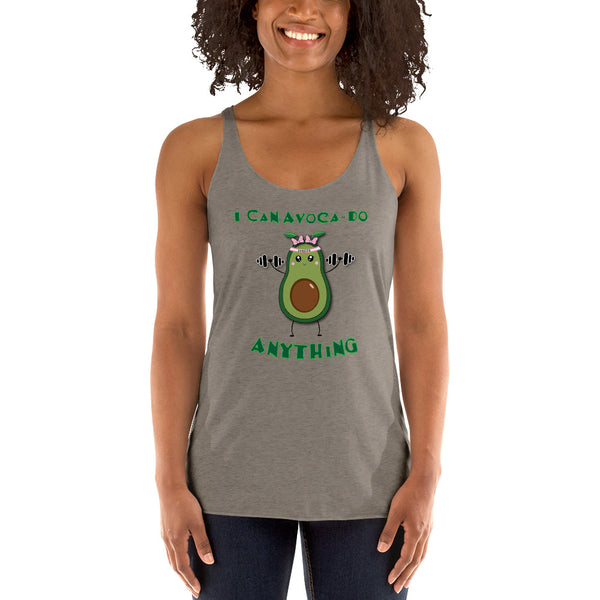 inspire Your Inner Avocado Taco Tuesday Women's Racerback Tank