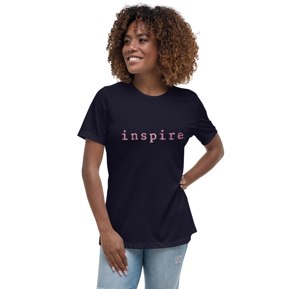 inspire Breast Cancer Awareness Women's Relaxed T-Shirt