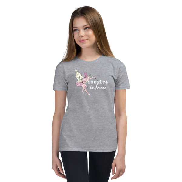 inspire To Dance Fairy Youth Short Sleeve T-Shirt