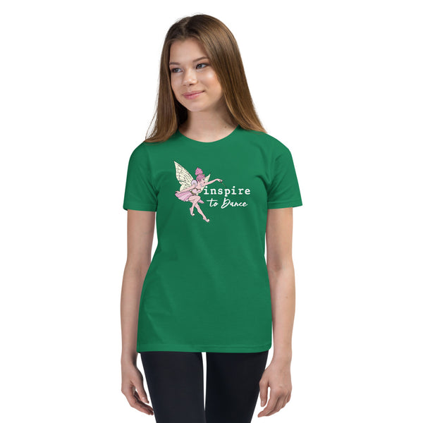 inspire To Dance Fairy Youth Short Sleeve T-Shirt