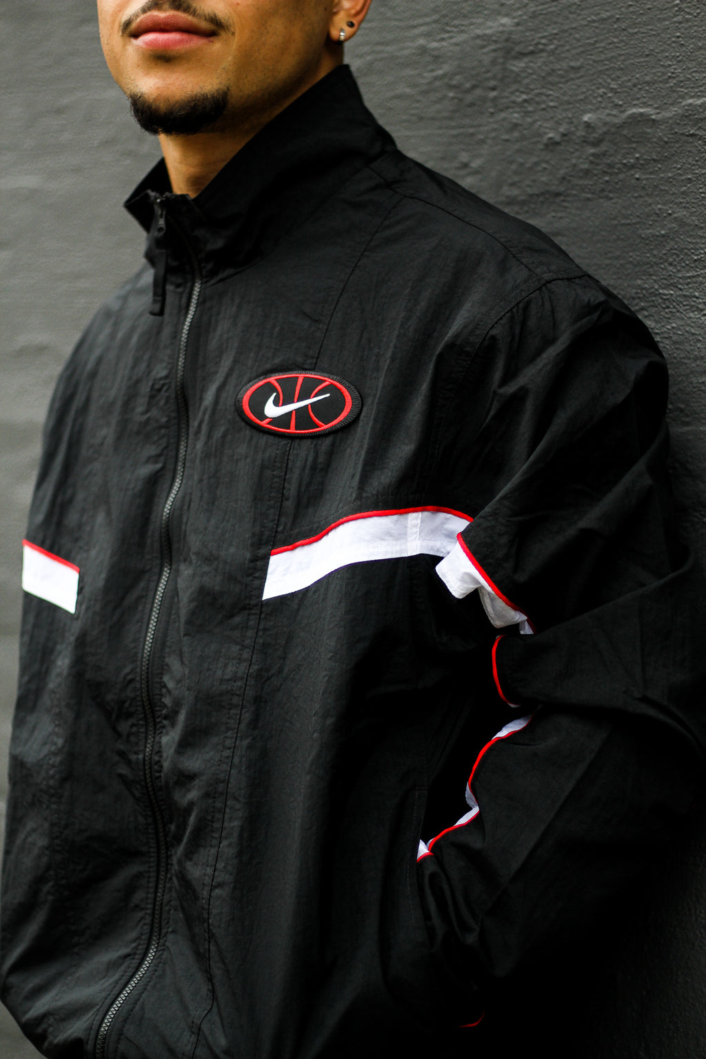 nike throwback woven jacket