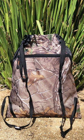 camo drawstring backpack