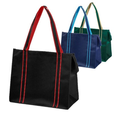 multiple cotton tote bags