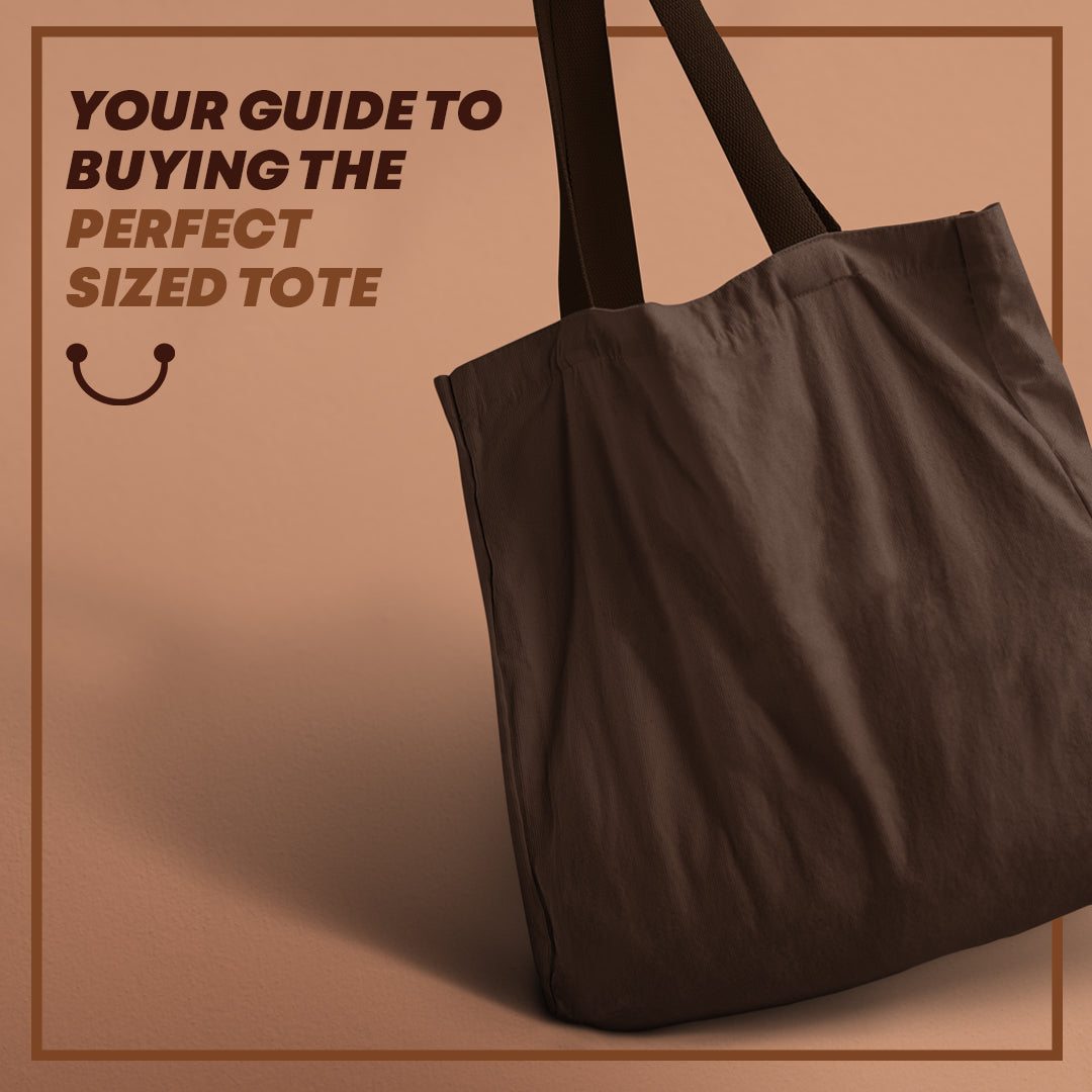 tote bag size guide