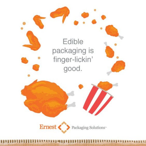 edible packaging ad