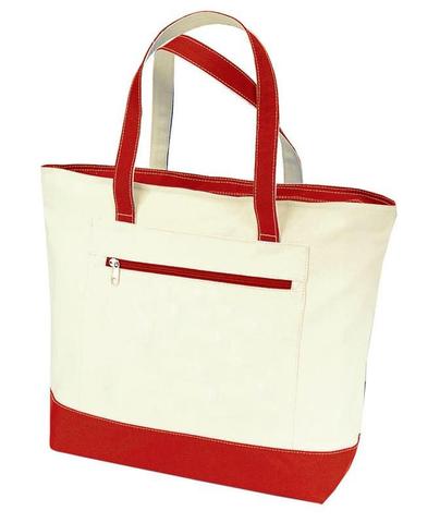 two-toned jute totebag