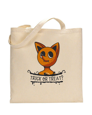 Fox Trick or Treat? - Halloween Tote Bags