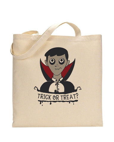 Dracula Trick or Treat? - Halloween Tote Bags