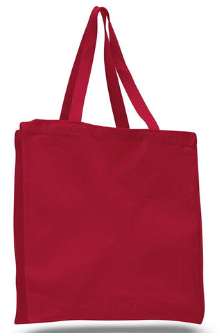 Closeout 96 ct Heavy Canvas Wholesale Tote bags With Full Gusset - By Case