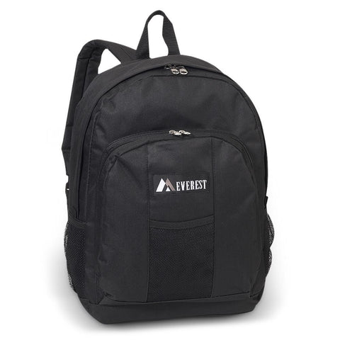 Value School Backpacks W/ Front & Side Pockets