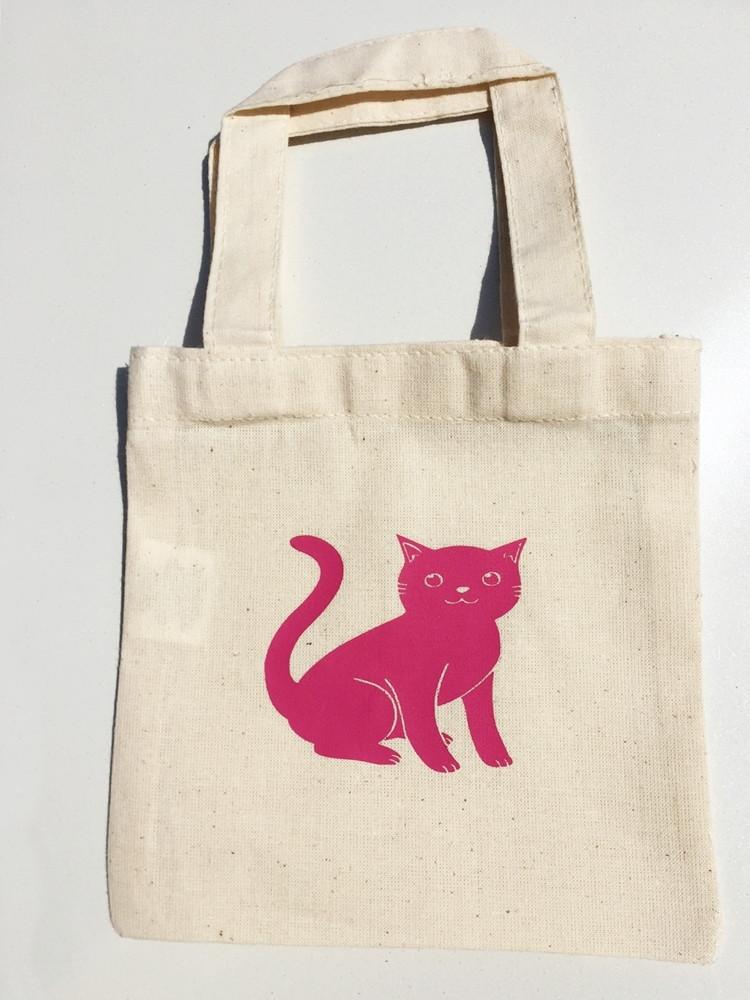 6&quot; MINI Cotton Tote Bag with Fabric Handles,Promotional mini tote bags