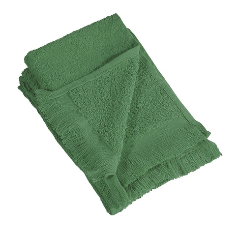 Clearance 11" x 18 Velour Fringed Fingertip Towels by the Dozen - Colors - T100