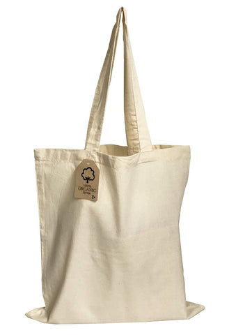 240 ct Organic Cotton Canvas Tote Bags - By Case