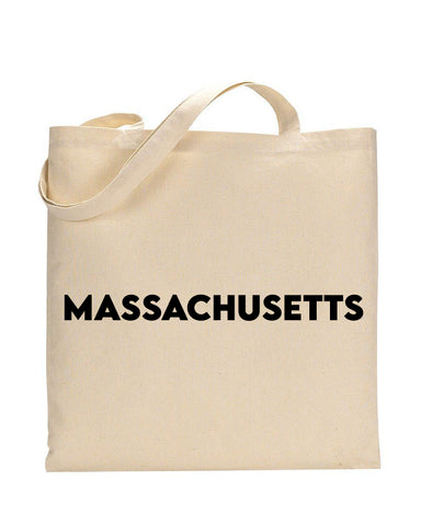 Massachusetts Tote Bag - State Tote Bags