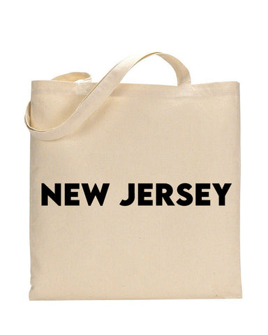 New Jersey Tote Bag - State Tote Bags