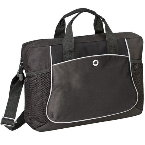 600D Polyester Deluxe Briefcase with Heavy Vinyl Backing