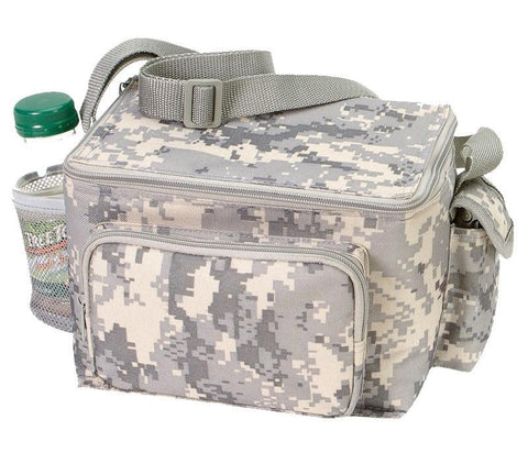Digi Camo 6-Pack Cooler Lunch Bag With Side Pockets