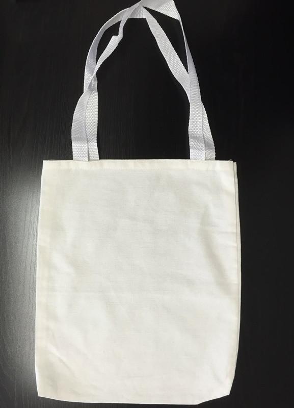 Small Canvas Tote Bag / Book Bag, Small cotton gift bag