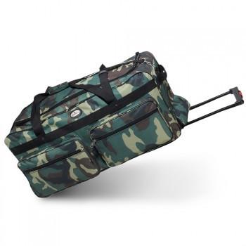 Stylish Wheeled Jungle Camo Duffel Affordable