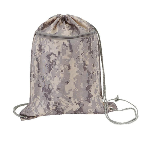 Digital Camo Drawstring Backpack - BPK270