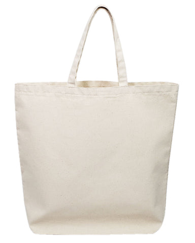 Oversized Canvas Tote Bag - Made in USA