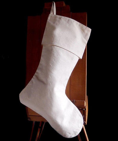 Extra Large 24" Canvas Christmas Stocking Bulk - CS153C (6 Pack)