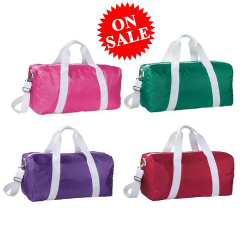 Wholesale Overnighter Poly Duffel Sport Bag