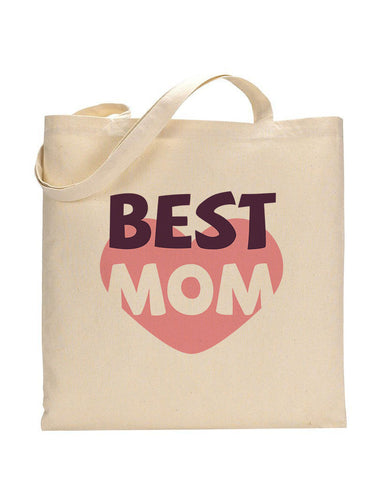 Best Mom Customizable Tote Bag - Mother's Tote Bags