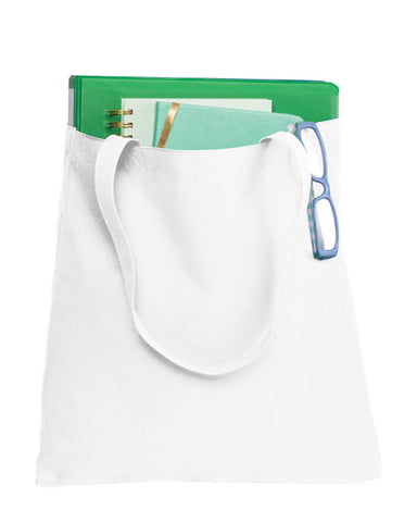 Polyester Daily Use Document Tote Bags with Self Fabric Handles