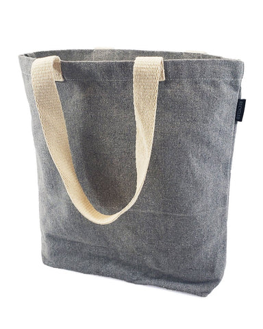 Recycled Canvas Tote Bag With Bottom Gusset - RC870