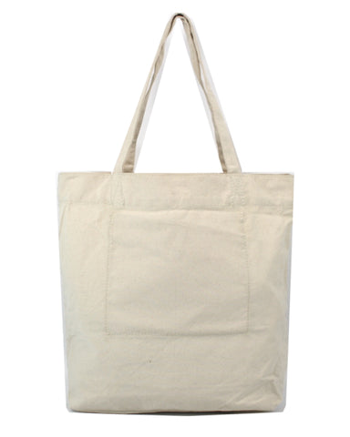 Large Recycled Cotton Canvas Tote Bag w/Full Gusset - RC241