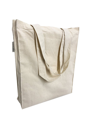 Organic Book Bag / 10" Small Tote Bag with Full Gusset - TF115