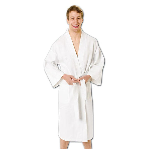 Clearance Economical 100% Cotton Italian Waffle Weave Bathrobes