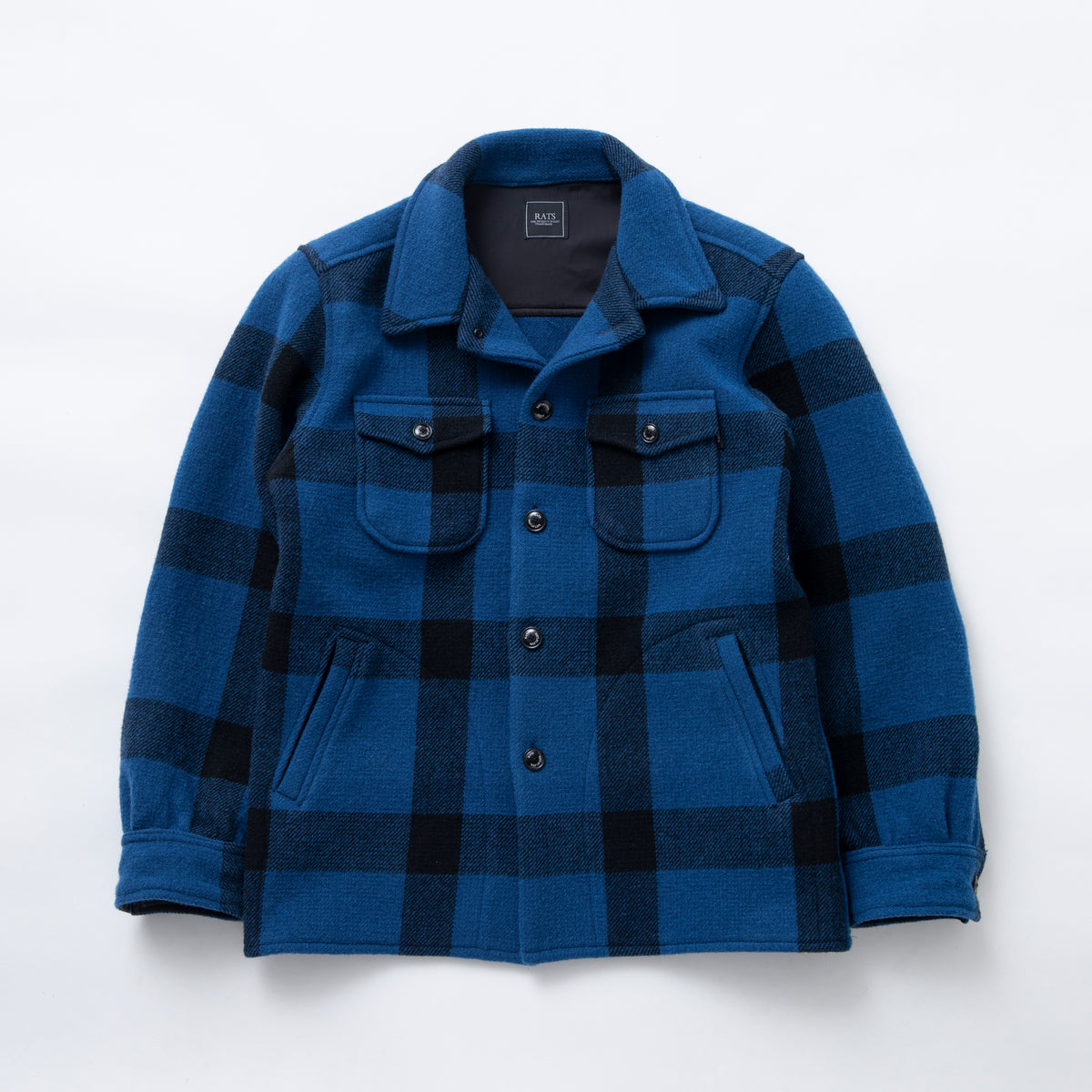 15660円直営 短納期・高品質 キムタク RATS BUFFALO CHECK SHIRT JKT