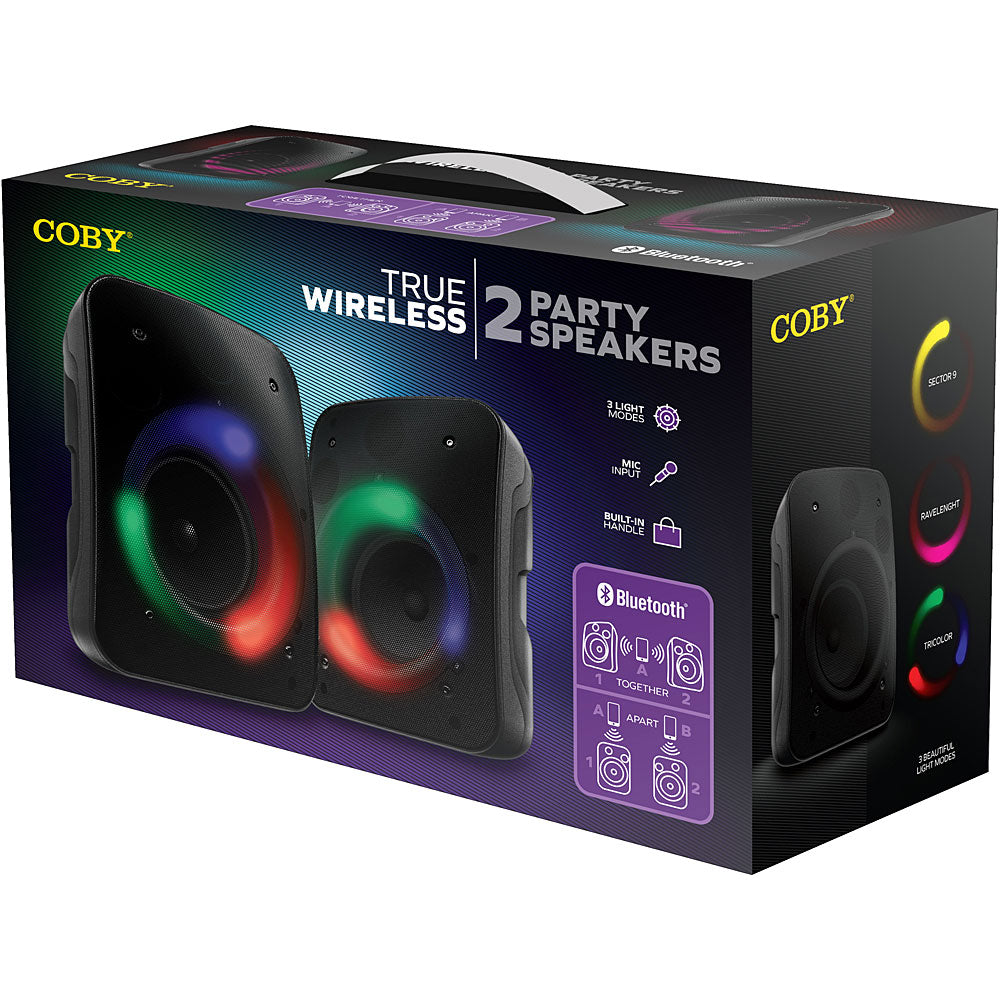 coby speaker with flashlight