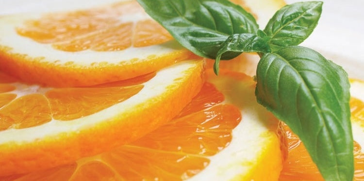 orange basil skin benefit