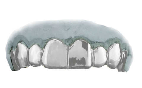 Top 8 White Gold Grillz