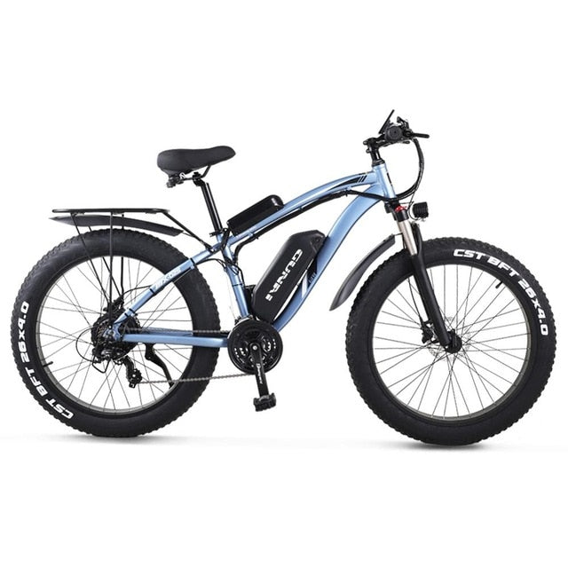 electric bike with back seat