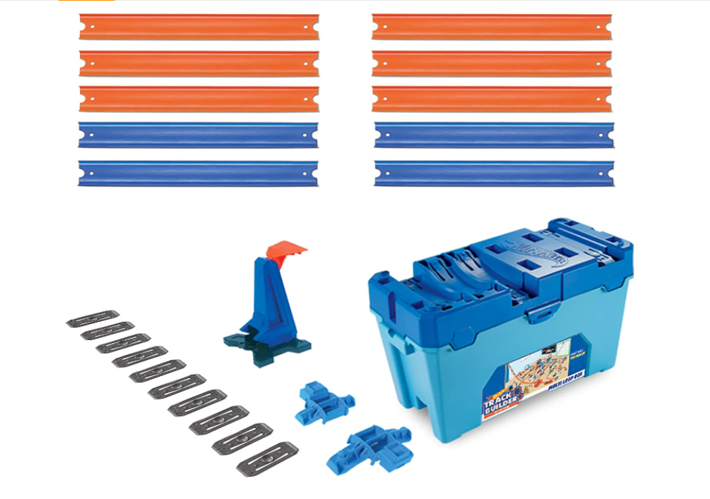 hot wheels track builder multi loop box flk90