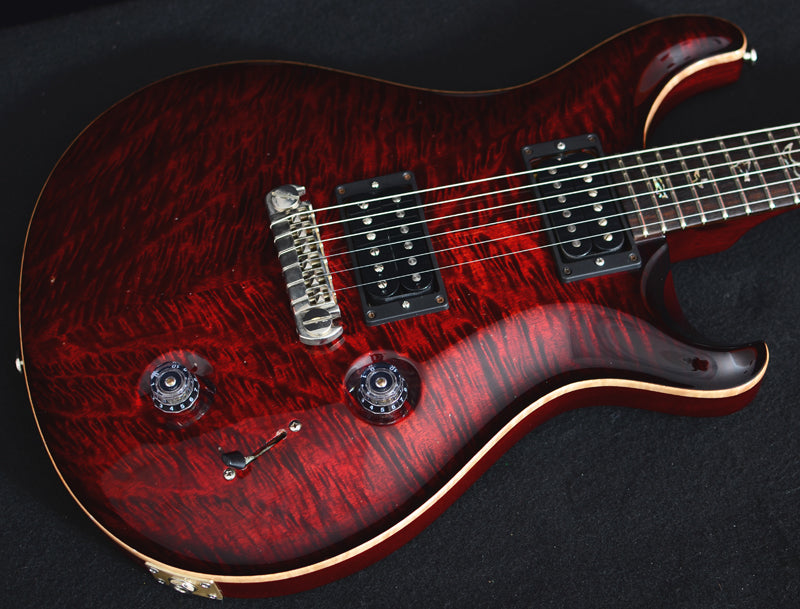 prs custom 22 fire red burst